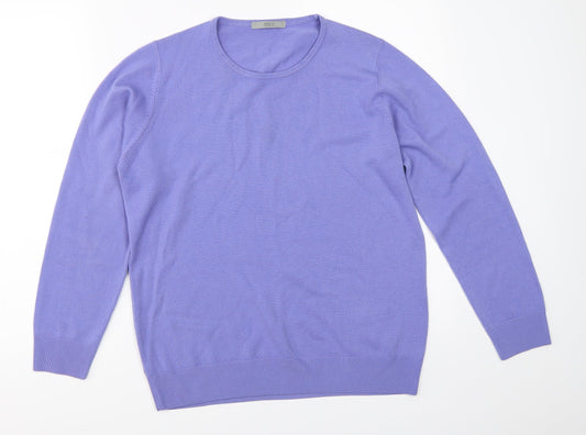 Marks and Spencer Womens Blue   Pullover Jumper Size 14