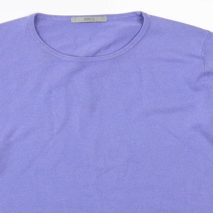 Marks and Spencer Womens Blue   Pullover Jumper Size 14
