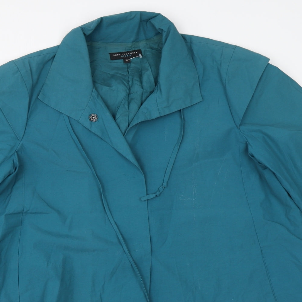 Womens UK Size 10 Betty Jackson Blue Jacket