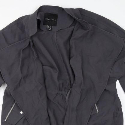 Womens UK Size 10 New Look Grey Jacket