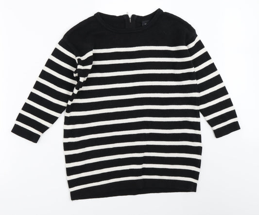 Womens UK Size 8 NEXT Black Pullover Jumper