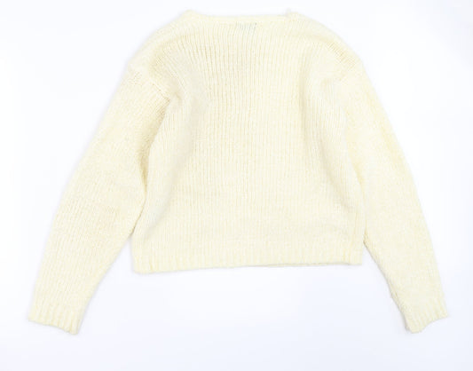 Womens UK Size M Select Ivory Pullover Jumper