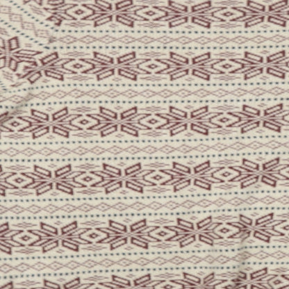 Topman Mens Beige Geometric Knit Pullover Sweatshirt Size S