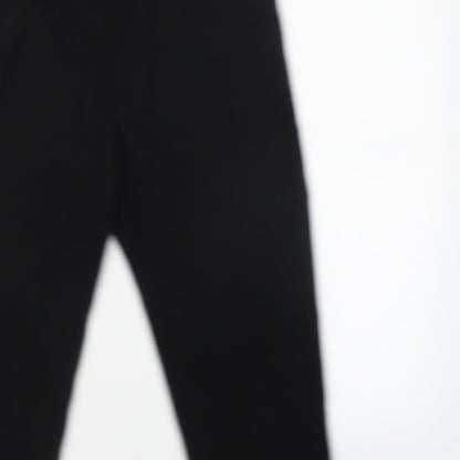 F&F Womens Black   Trousers  Size 8 L28 in