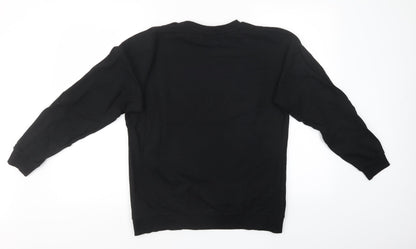F&F Womens Black   Pullover Sweatshirt Size 10