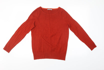 Womens UK Size 16 Marks and Spencer Red Pullover Sweatshirt