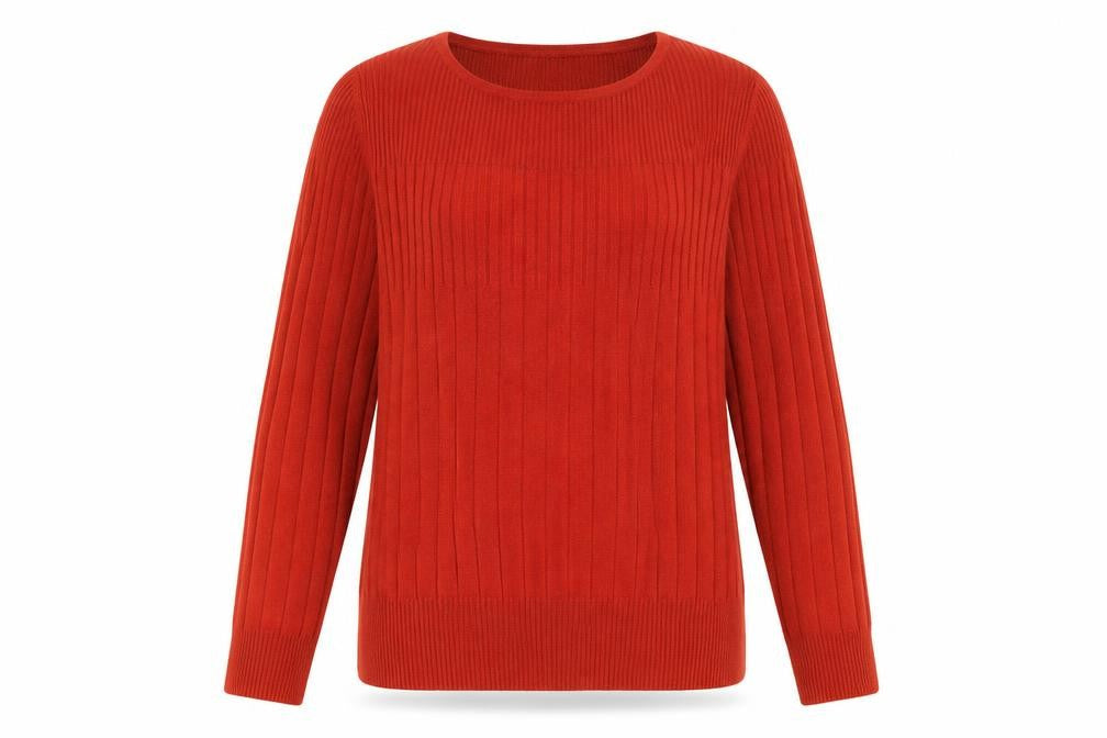 Womens UK Size 16 Marks and Spencer Red Pullover Sweatshirt