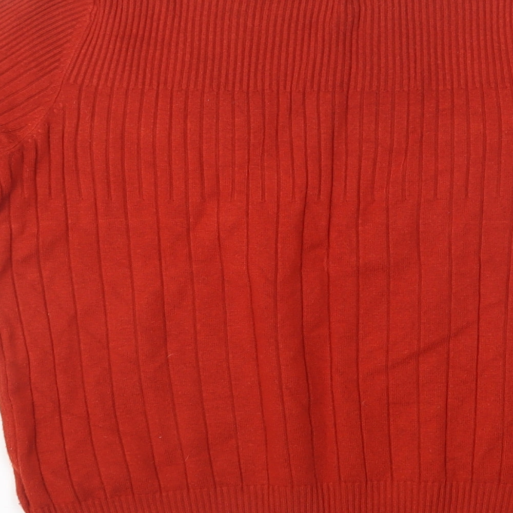 Womens UK Size 16 Marks and Spencer Red Pullover Sweatshirt