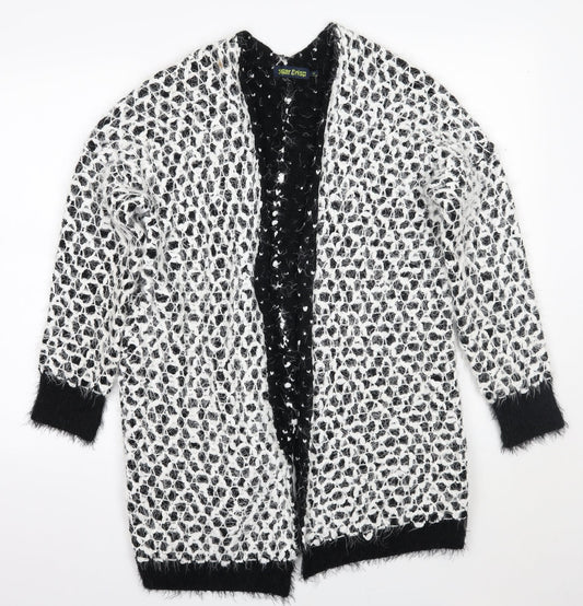 Womens UK Size M Sugar Crisp Black Cape Jumper