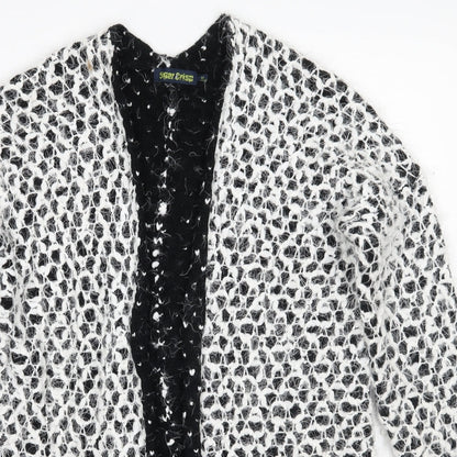 Womens UK Size M Sugar Crisp Black Cape Jumper