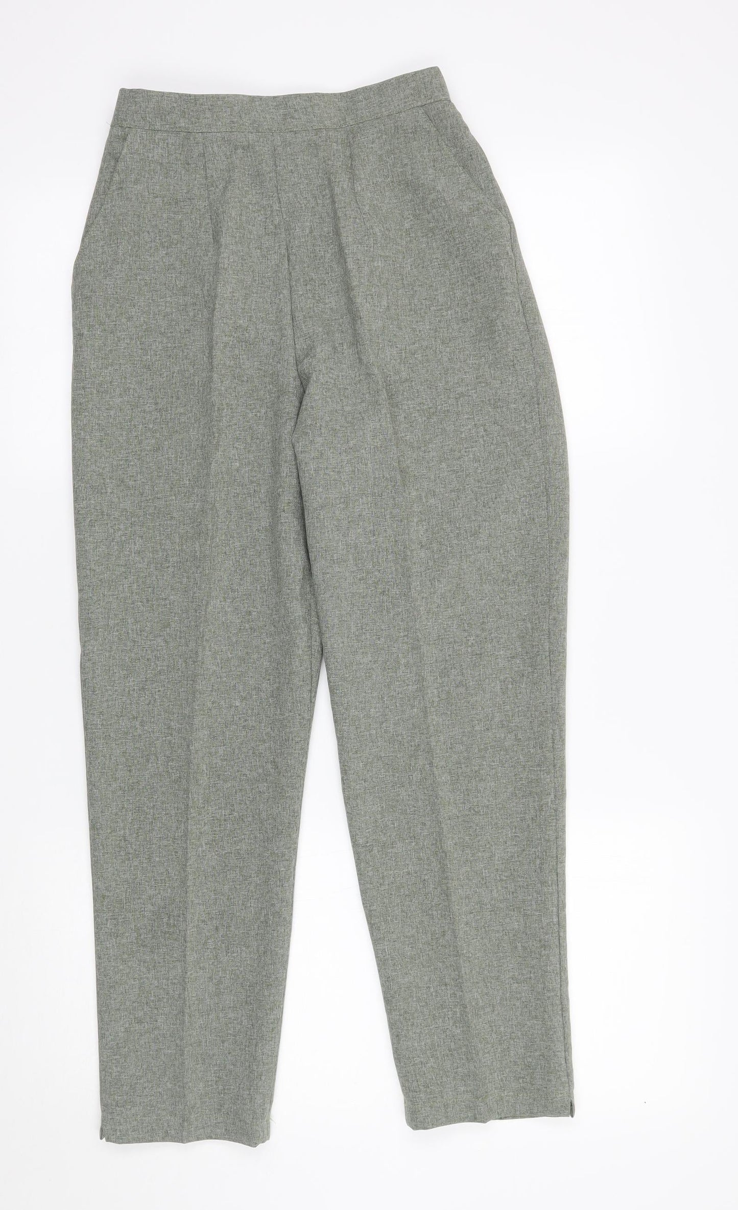 Womens UK Size 10 Preworn Regular Fit  Green Trousers