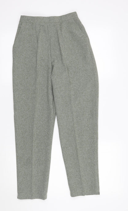 Womens UK Size 10 Preworn Regular Fit  Green Trousers