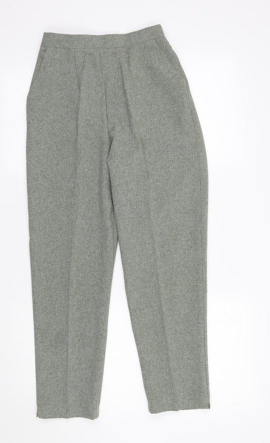 Womens UK Size 10 Preworn Regular Fit  Green Trousers