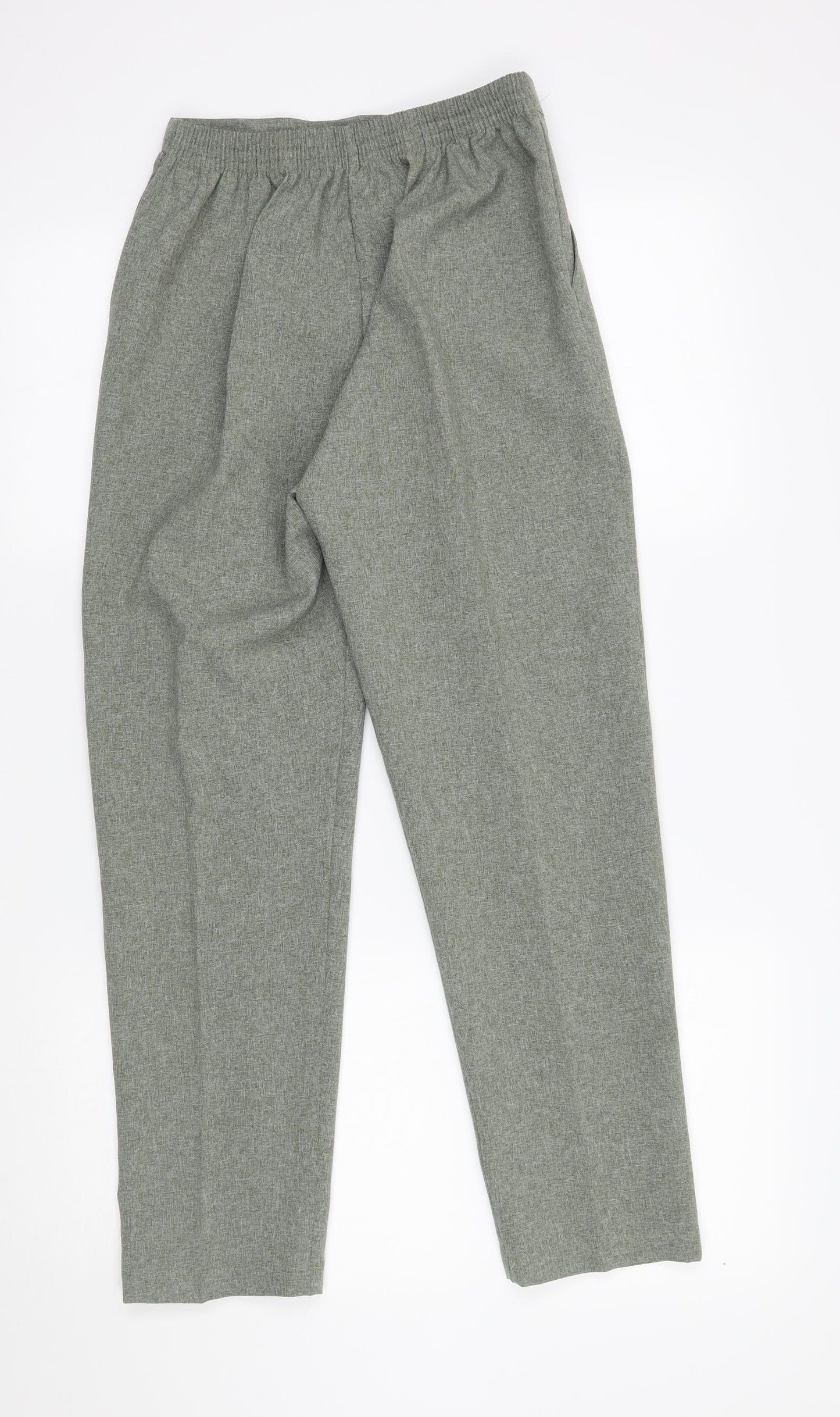 Womens UK Size 10 Preworn Regular Fit  Green Trousers