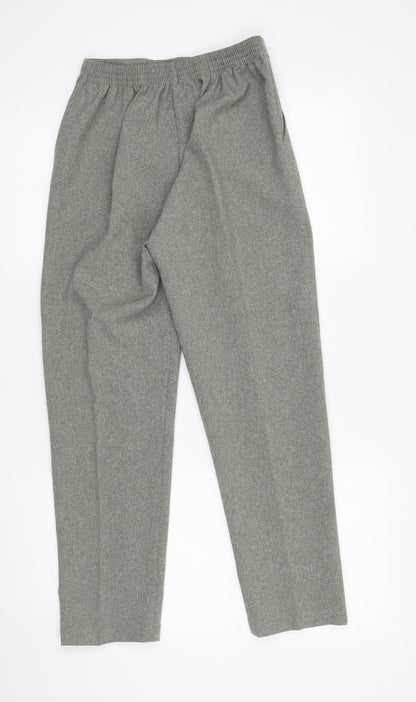 Womens UK Size 10 Preworn Regular Fit  Green Trousers