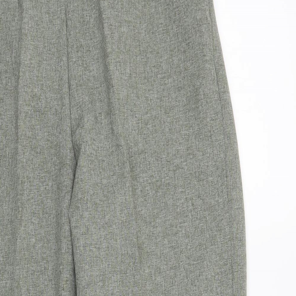 Womens UK Size 10 Preworn Regular Fit  Green Trousers