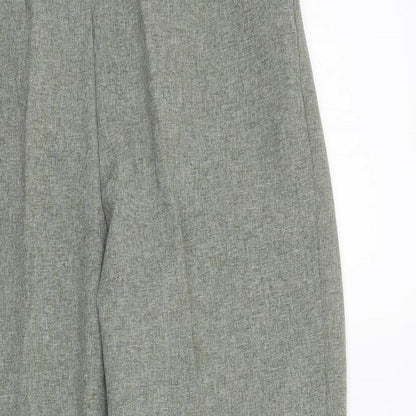 Womens UK Size 10 Preworn Regular Fit  Green Trousers