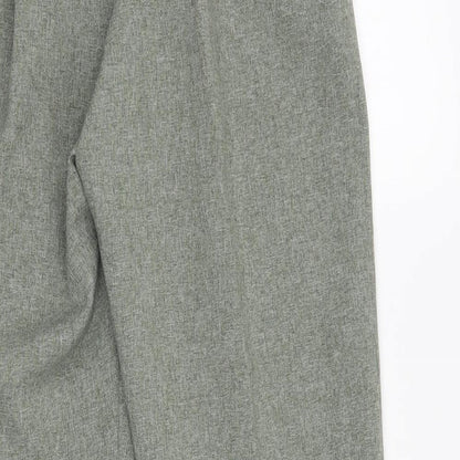 Womens UK Size 10 Preworn Regular Fit  Green Trousers