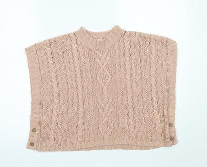John Lewis Girls Pink   Pullover Jumper Size 7-8 Years
