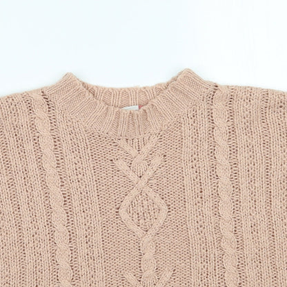 John Lewis Girls Pink   Pullover Jumper Size 7-8 Years
