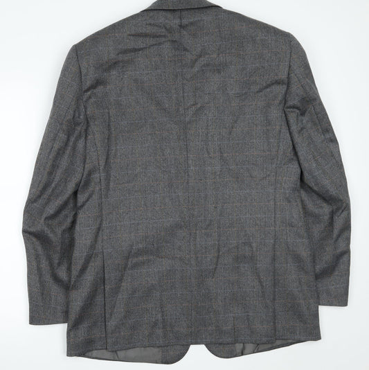 Brook t Mens Grey   Jacket Suit Jacket