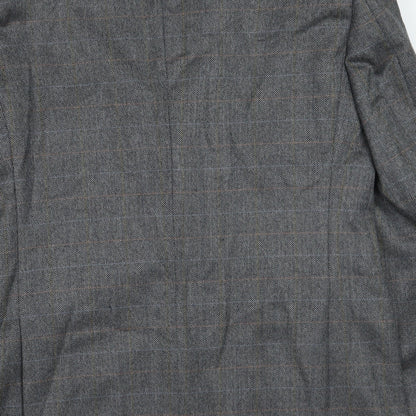 Brook t Mens Grey   Jacket Suit Jacket
