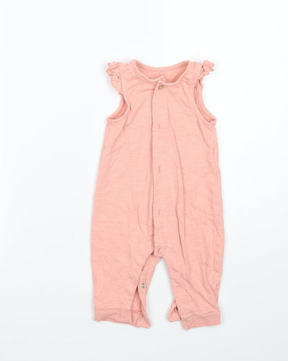 TU Girls Pink   Babygrow One-Piece Size 3-6 Months
