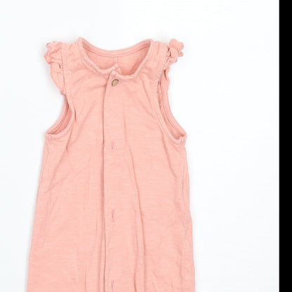 TU Girls Pink   Babygrow One-Piece Size 3-6 Months