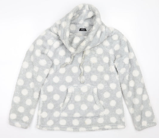F&F Womens Grey Polka Dot  Pullover Jumper Size 10