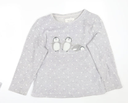 F&F Womens Grey   Top Pyjama Top Size S