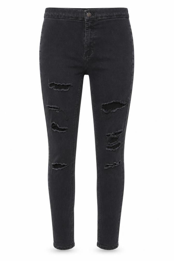 Womens UK Size 28 in Topshop Regular Fit Skinny Black Jeans