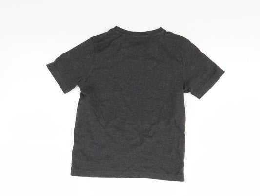 TU Boys Grey   Pullover T-Shirt Size 4-5 Years  - Monster Print