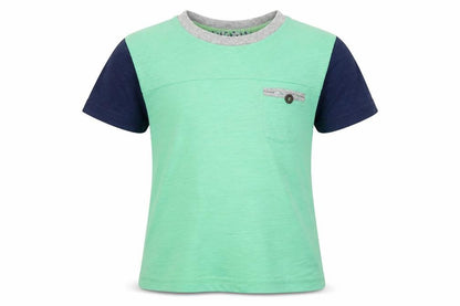B&Q Kids Boys Green  Jersey Basic T-Shirt Size 6 Years