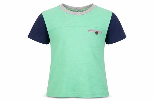 B&Q Kids Boys Green  Jersey Basic T-Shirt Size 6 Years