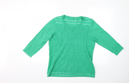Peruna Womens Green   Pullover Jumper Size 14