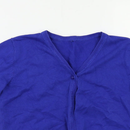 George Girls Blue   Cardigan Jumper Size 10 Years