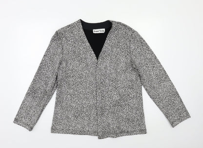 Ronni Nicole Womens Silver   Jacket Blazer Size M
