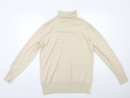 Evans Womens Beige   Pullover Jumper Size 16