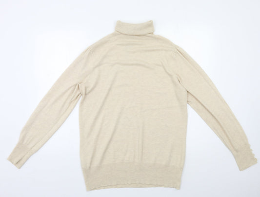 Evans Womens Beige   Pullover Jumper Size 16