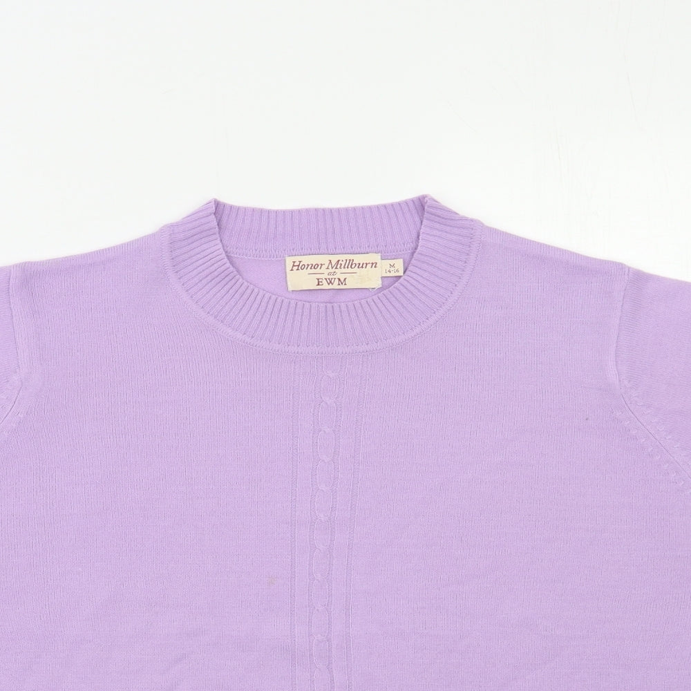EWM Womens Purple   Pullover Jumper Size M