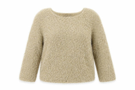 Womens UK Size M Zuppe Beige Pullover Jumper