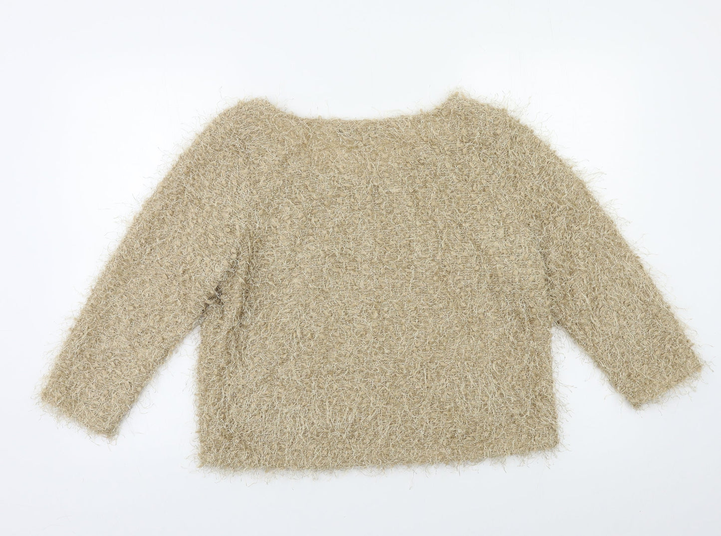 Womens UK Size M Zuppe Beige Pullover Jumper