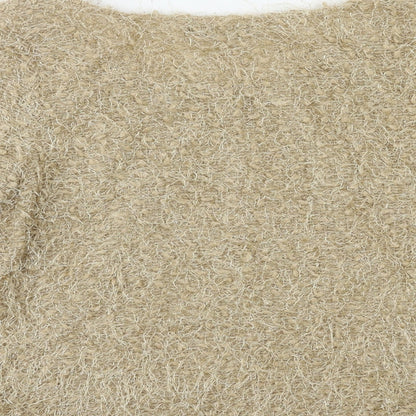 Womens UK Size M Zuppe Beige Pullover Jumper