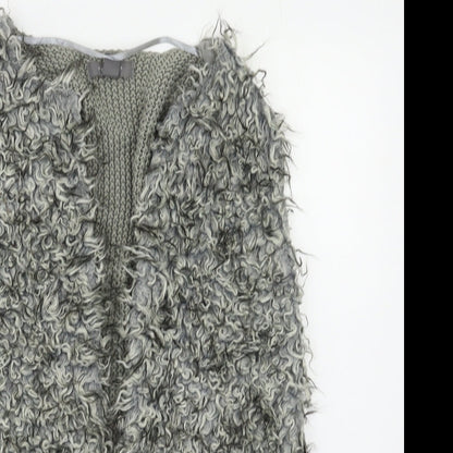 Primark Womens Grey   Gilet Poncho Size 12