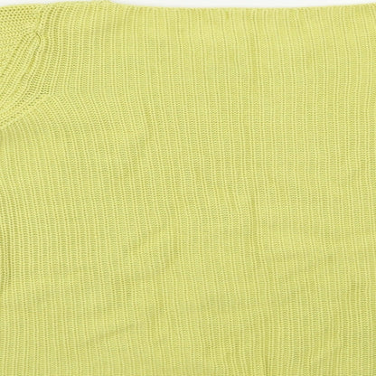 Womens UK Size L M&S Yellow Pullover Jumper