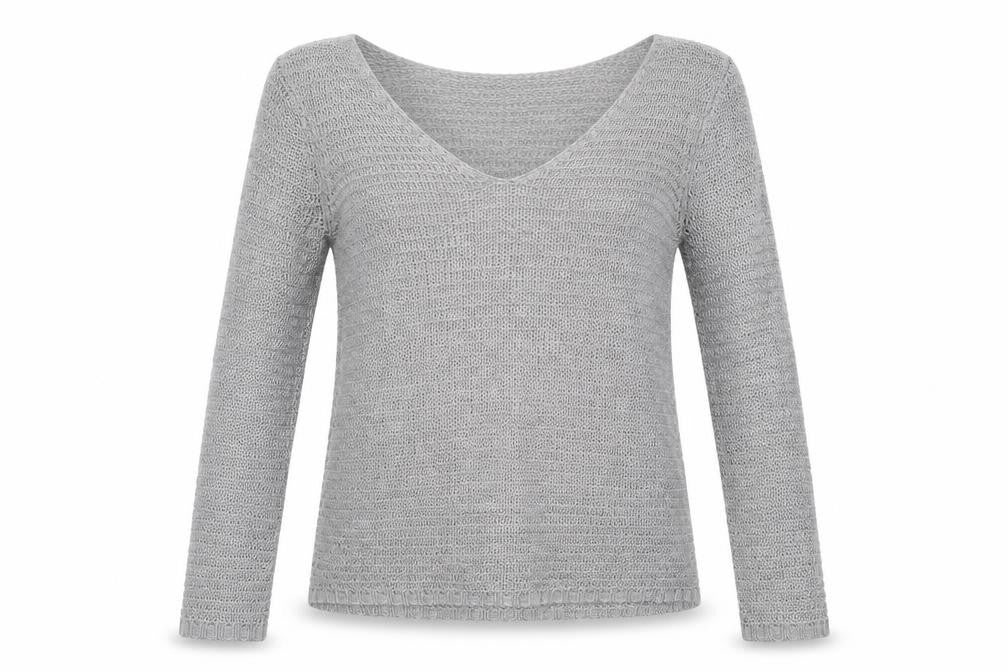 Womens UK Size S H&M Grey Pullover Jumper