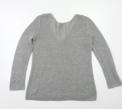 Womens UK Size S H&M Grey Pullover Jumper