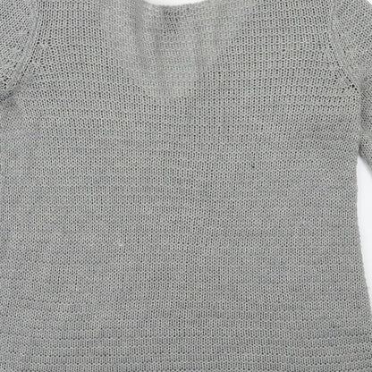 Womens UK Size S H&M Grey Pullover Jumper