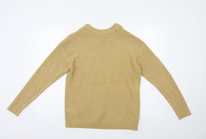 Dorothy Perkins Womens Beige   Pullover Jumper Size 8