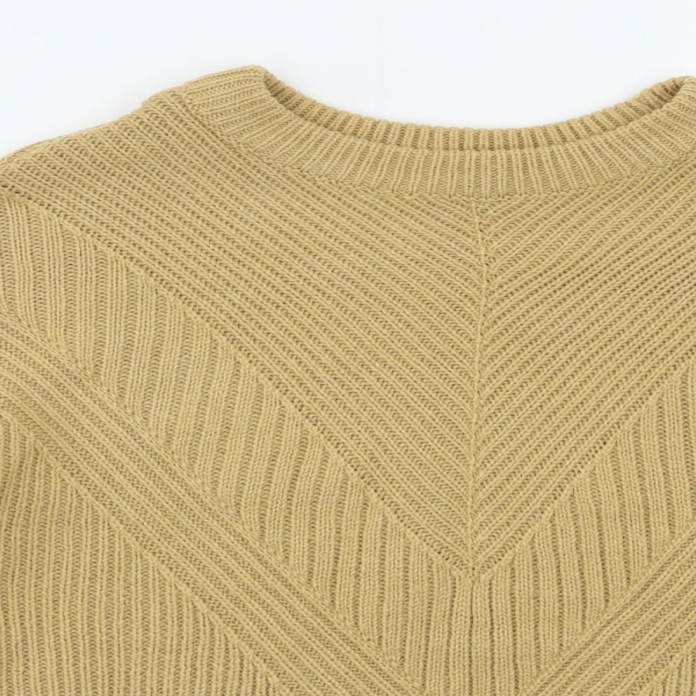 Dorothy Perkins Womens Beige   Pullover Jumper Size 8